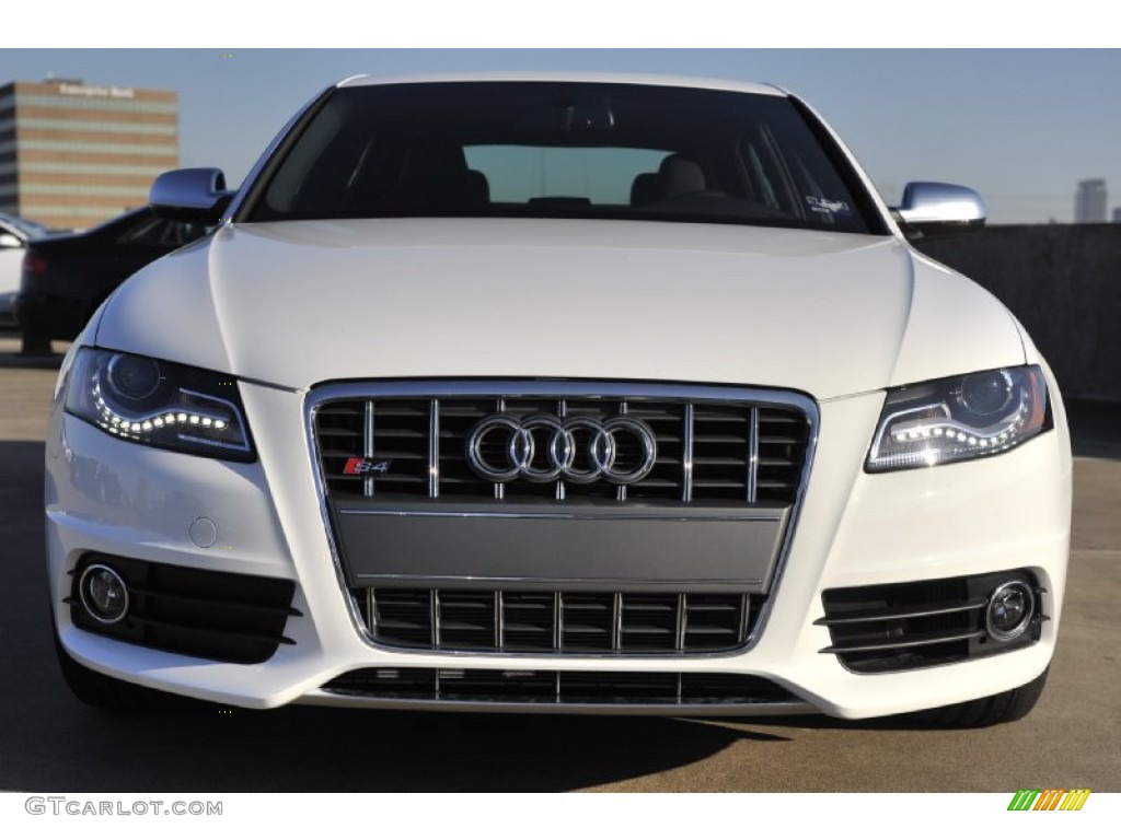 Ibis White 2012 Audi S4 3.0T quattro Sedan Exterior Photo #56656092