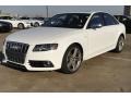 Ibis White 2012 Audi S4 3.0T quattro Sedan Exterior