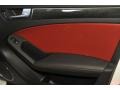 Black/Magma Red Door Panel Photo for 2012 Audi S4 #56656376