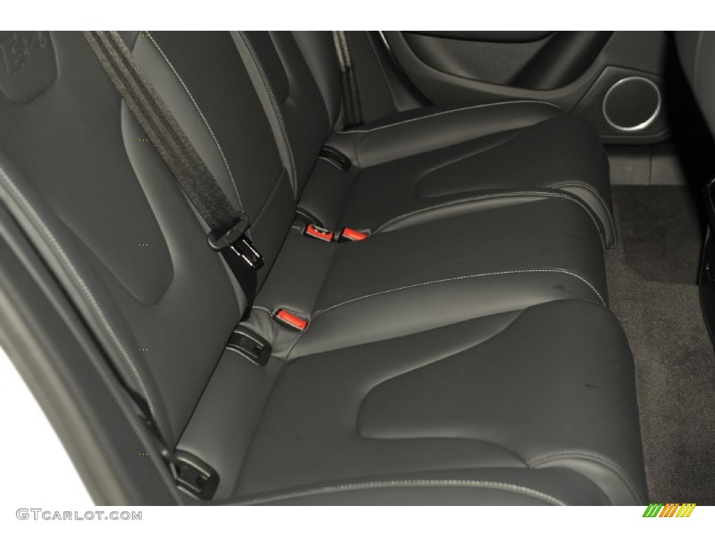 Black/Black Interior 2012 Audi S4 3.0T quattro Sedan Photo #56656626