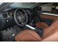 2012 Audi A5 Cinnamon Brown Interior Prime Interior Photo