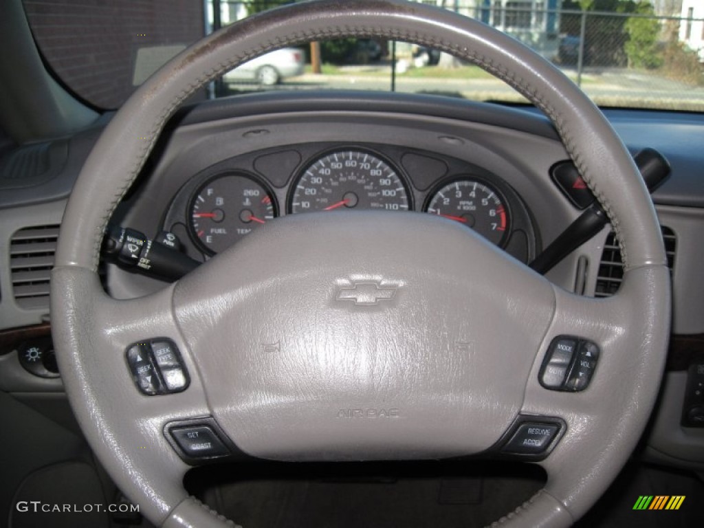 2005 Chevrolet Impala LS Medium Gray Steering Wheel Photo #56656929