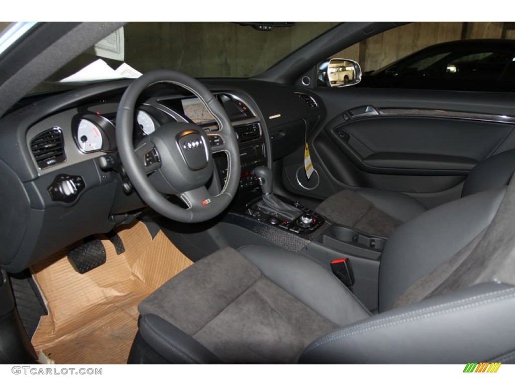 Black Interior 2012 Audi S5 4.2 FSI quattro Coupe Photo #56657067