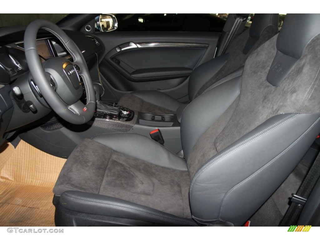 Black Interior 2012 Audi S5 4.2 FSI quattro Coupe Photo #56657073