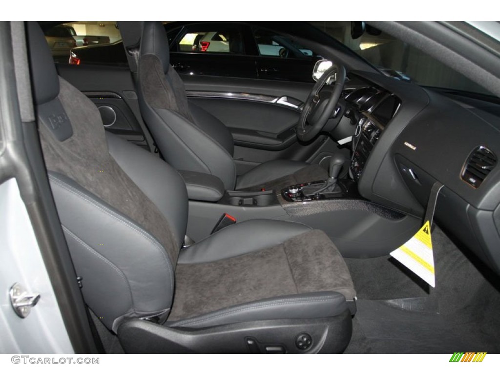 Black Interior 2012 Audi S5 4.2 FSI quattro Coupe Photo #56657181