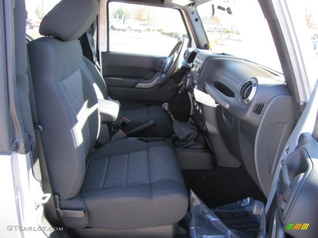 2012 Wrangler Sport 4x4 - Bright Silver Metallic / Black photo #9