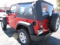 2012 Flame Red Jeep Wrangler Sport 4x4  photo #2