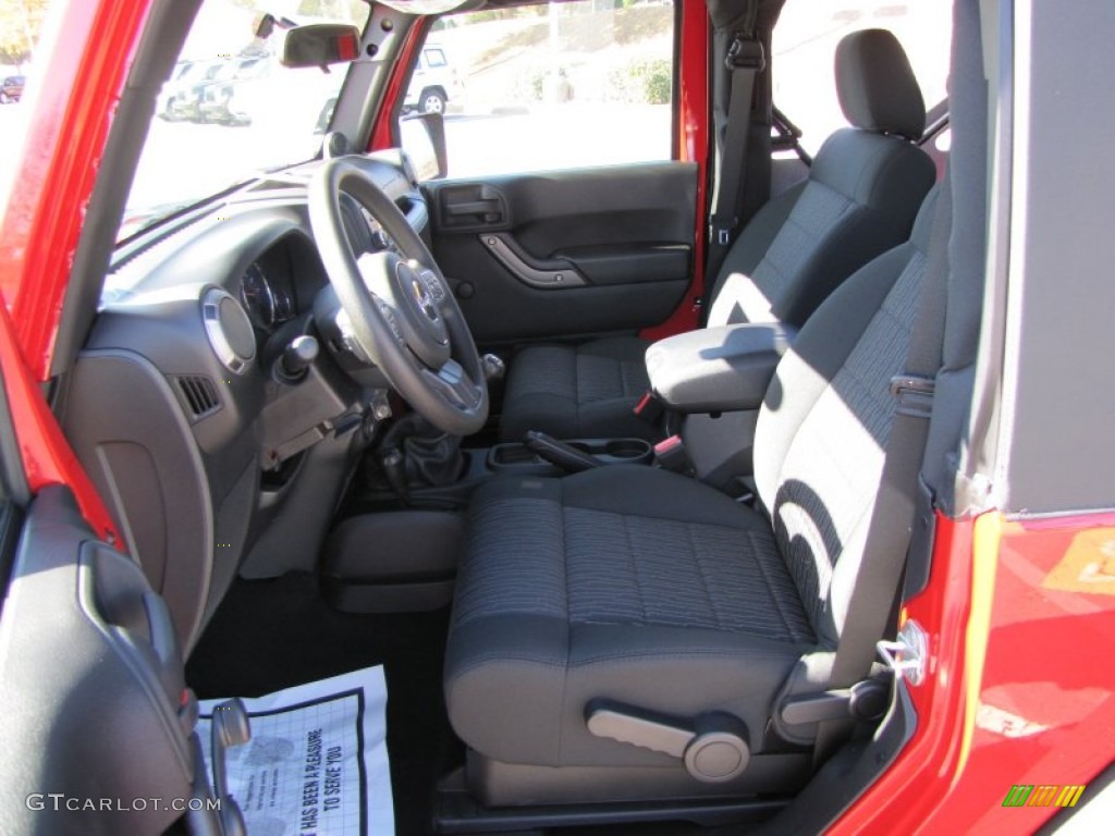 2012 Wrangler Sport 4x4 - Flame Red / Black photo #7