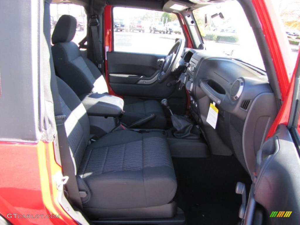 2012 Wrangler Sport 4x4 - Flame Red / Black photo #9