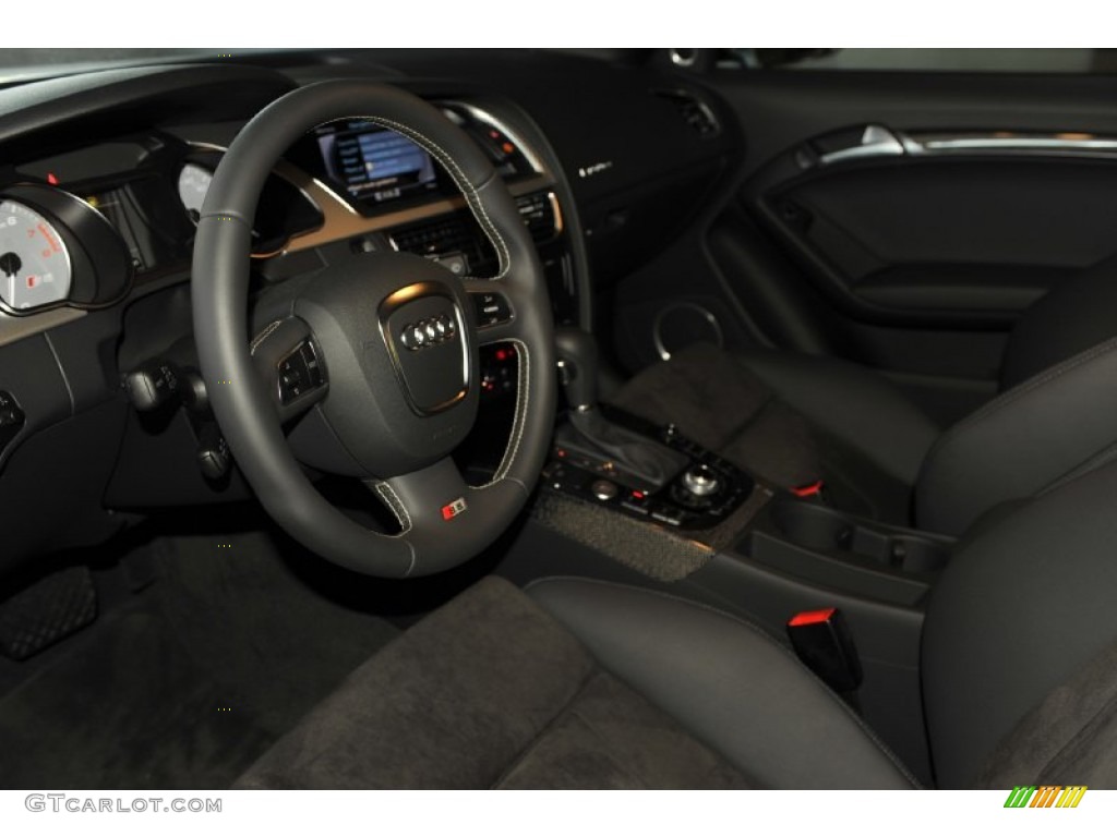 Black Interior 2012 Audi S5 4.2 FSI quattro Coupe Photo #56657337