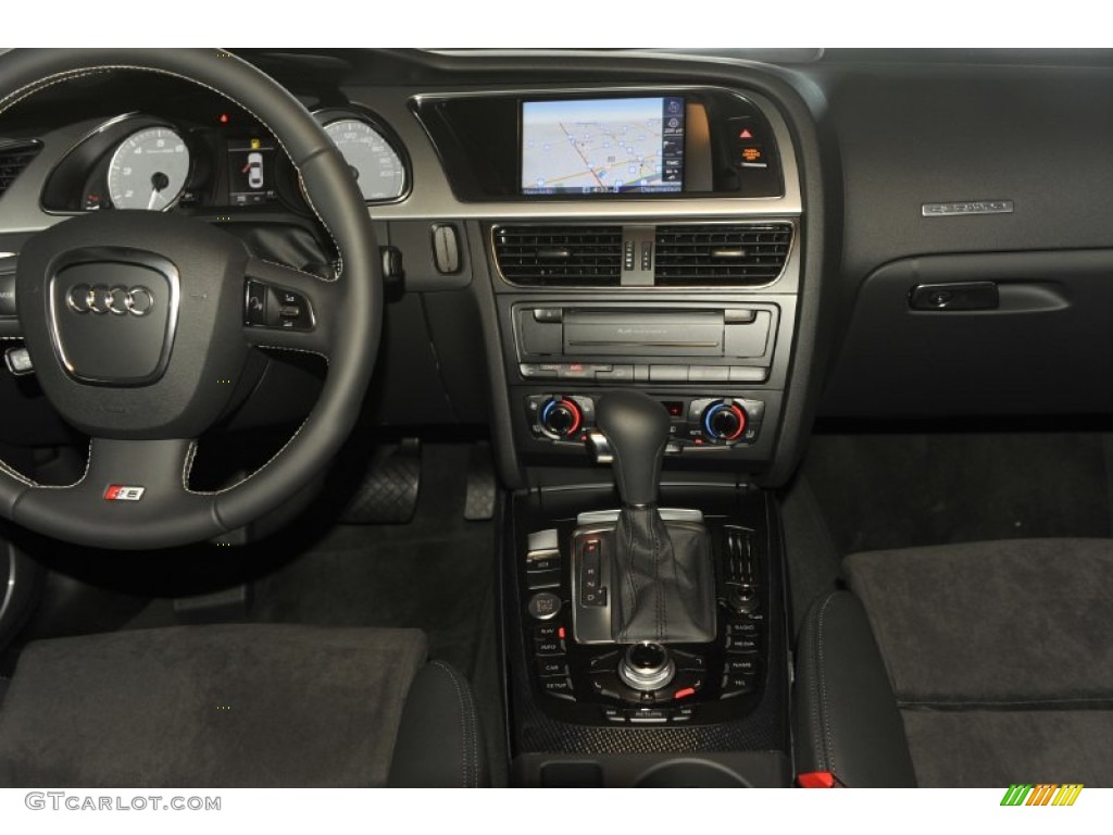 2012 Audi S5 4.2 FSI quattro Coupe Black Dashboard Photo #56657373