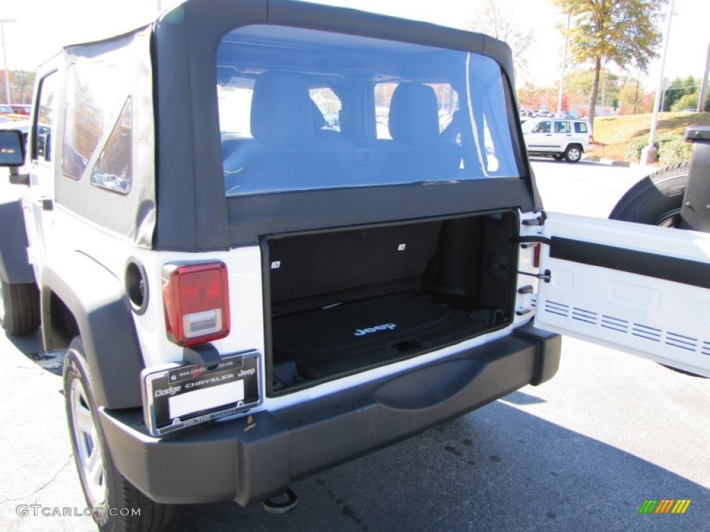 2012 Wrangler Sport 4x4 - Bright White / Black photo #7