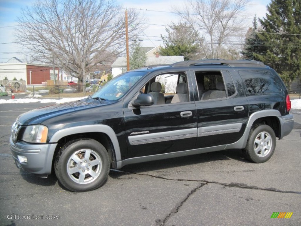 2004 Ascender S 4x4 - Onyx Black / Pewter photo #1