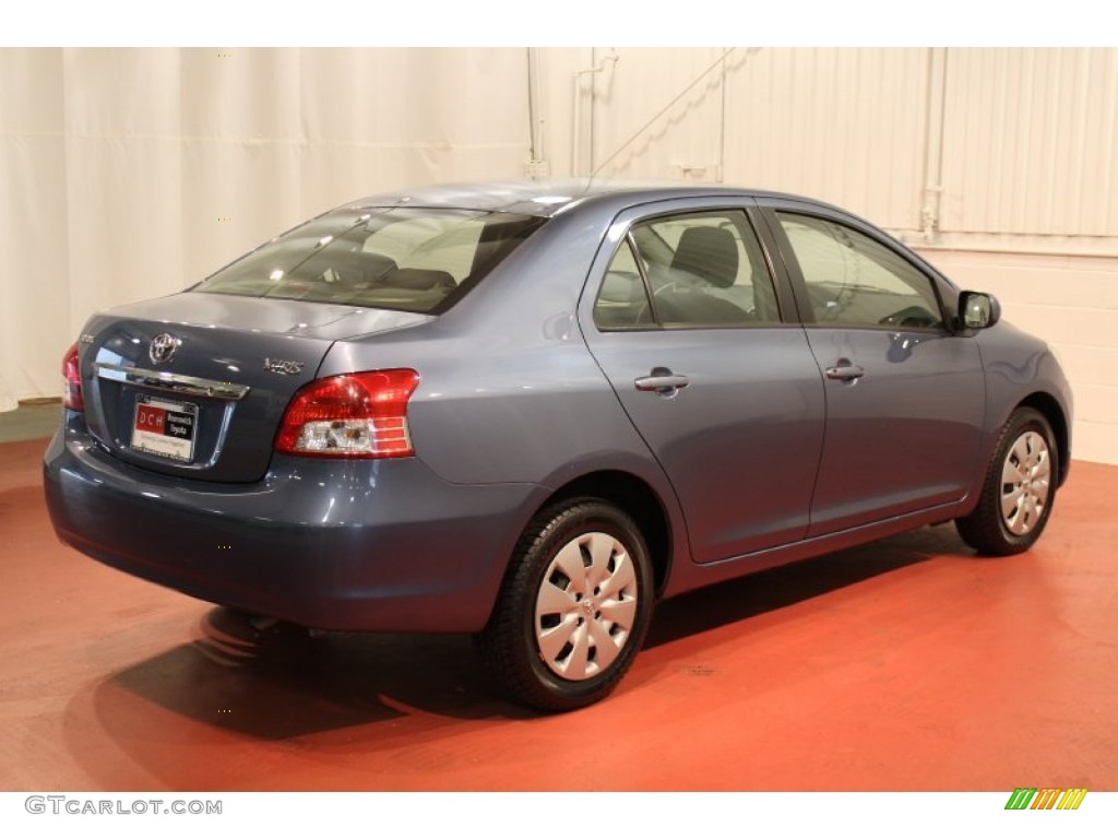 2010 Yaris Sedan - Pacific Blue Metallic / Dark Charcoal photo #5