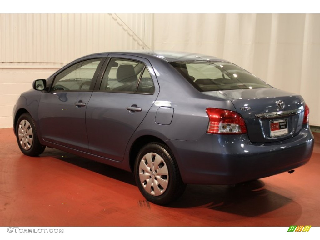 2010 Yaris Sedan - Pacific Blue Metallic / Dark Charcoal photo #7