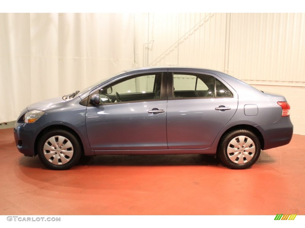 2010 Yaris Sedan - Pacific Blue Metallic / Dark Charcoal photo #8