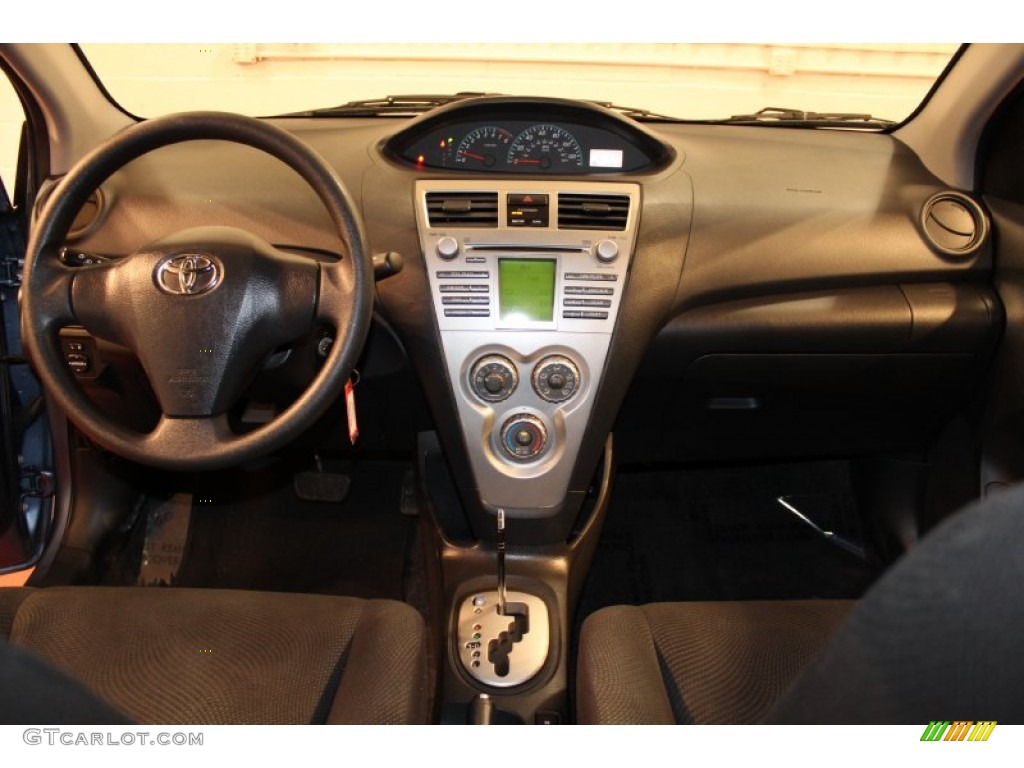 2010 Yaris Sedan - Pacific Blue Metallic / Dark Charcoal photo #11