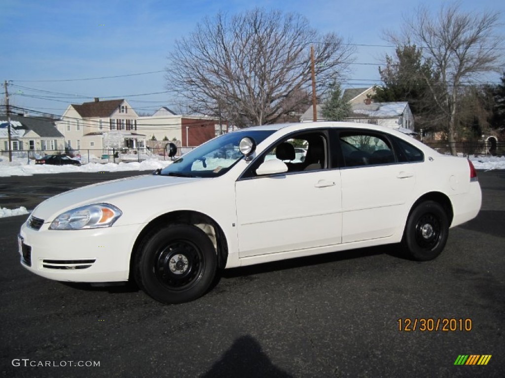 White 2007 Chevrolet Impala Police Exterior Photo #56660304