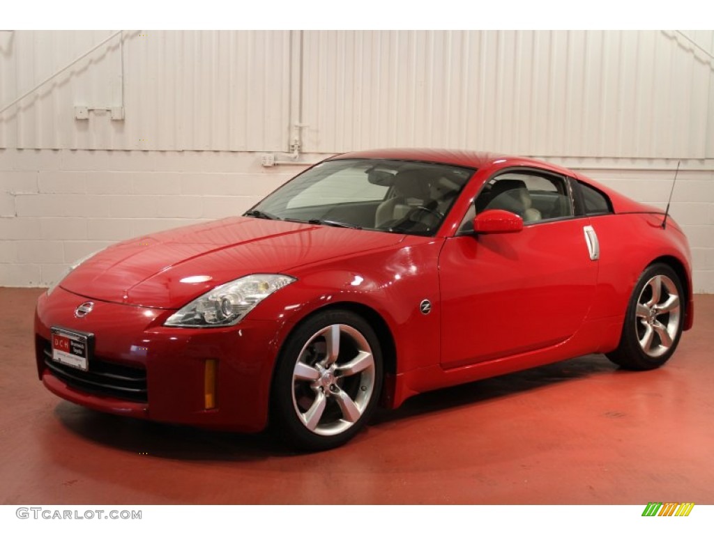 2006 350Z Coupe - Redline / Charcoal Leather photo #1