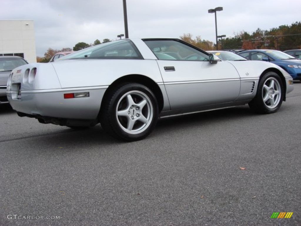 Sebring Silver Metallic 1996 Chevrolet Corvette Collector Edition Coupe Exterior Photo #56660851