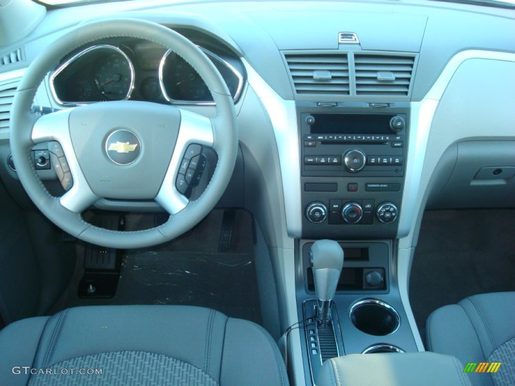2012 Chevrolet Traverse LS AWD Dark Gray/Light Gray Dashboard Photo #56661504