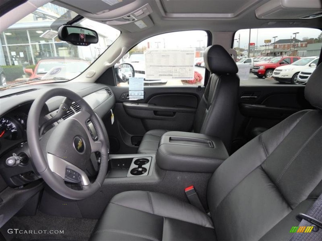 Ebony Interior 2012 Chevrolet Suburban LT 4x4 Photo #56662257