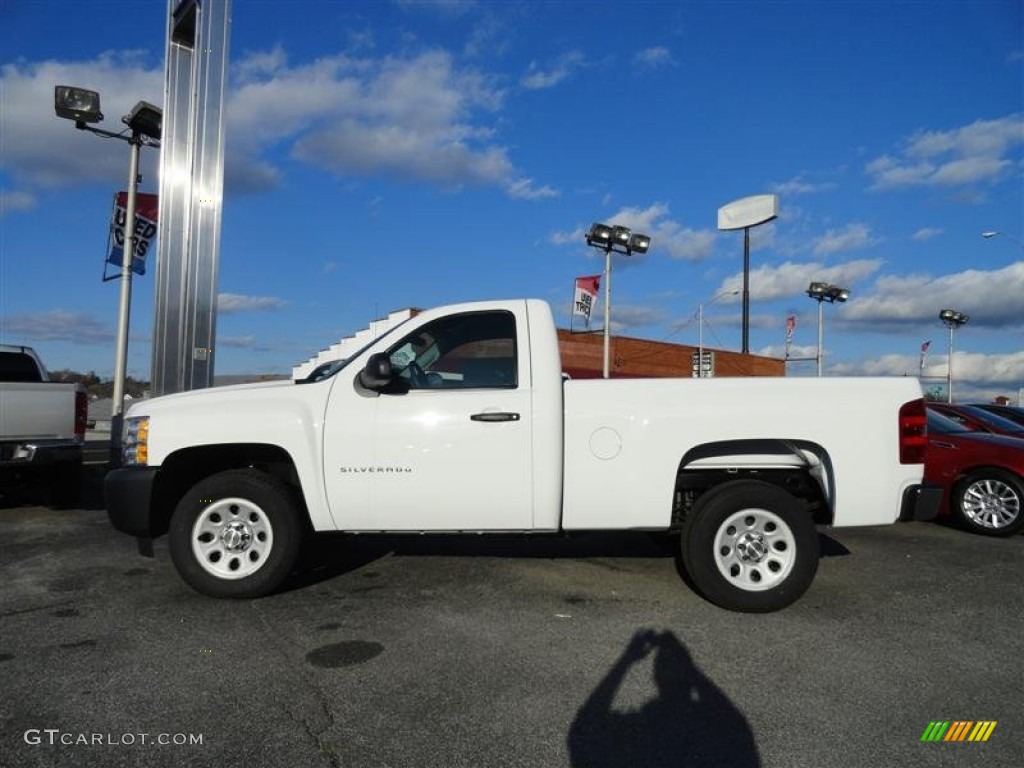 2011 Silverado 1500 Regular Cab - Summit White / Dark Titanium photo #1