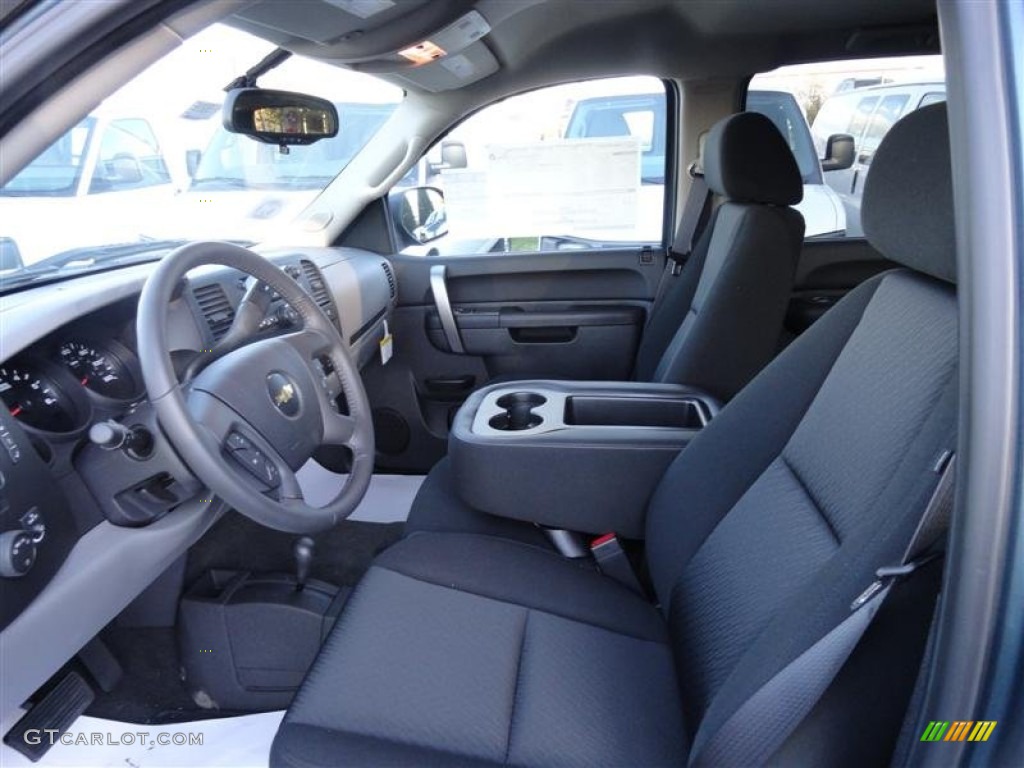 2011 Silverado 1500 LS Crew Cab 4x4 - Blue Granite Metallic / Dark Titanium photo #5