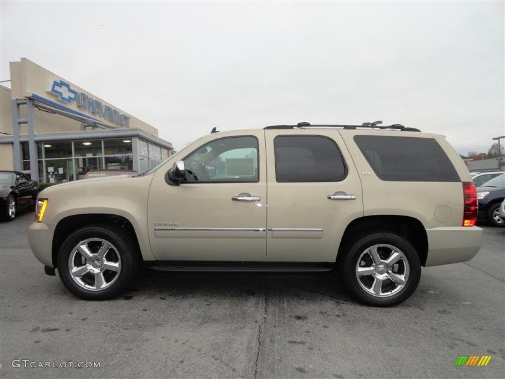2011 Tahoe LTZ 4x4 - Gold Mist Metallic / Light Cashmere/Dark Cashmere photo #1