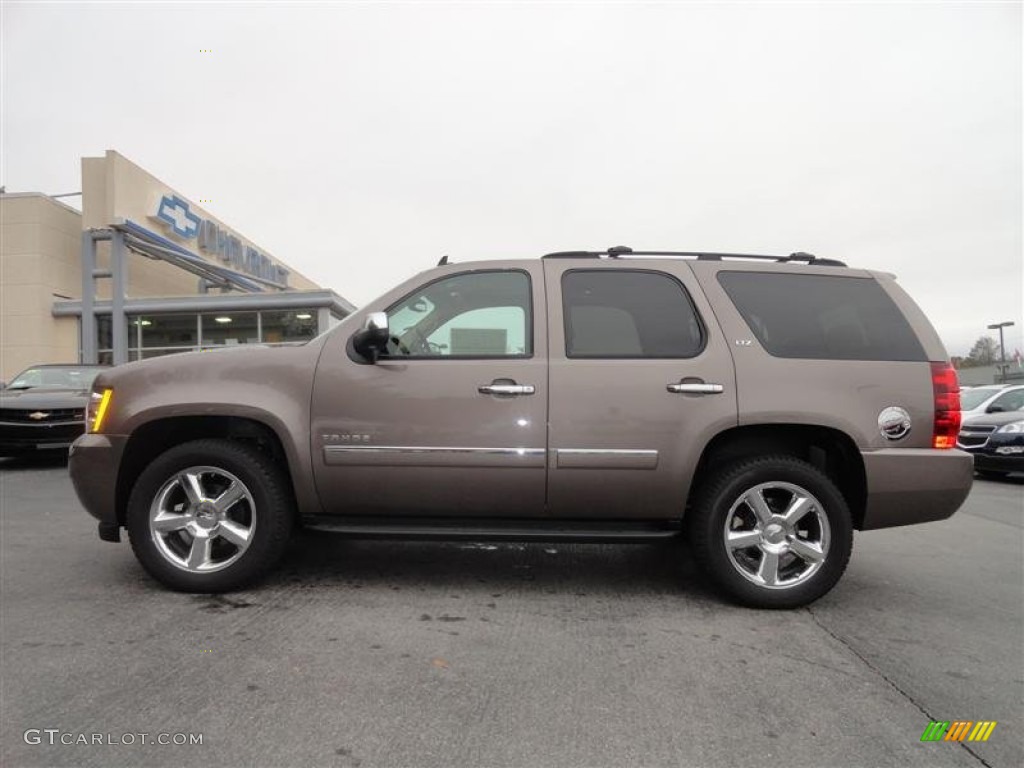 2011 Tahoe LTZ 4x4 - Mocha Steel Metallic / Light Cashmere/Dark Cashmere photo #1