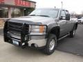 Steel Gray Metallic 2008 GMC Sierra 2500HD SLE Extended Cab 4x4