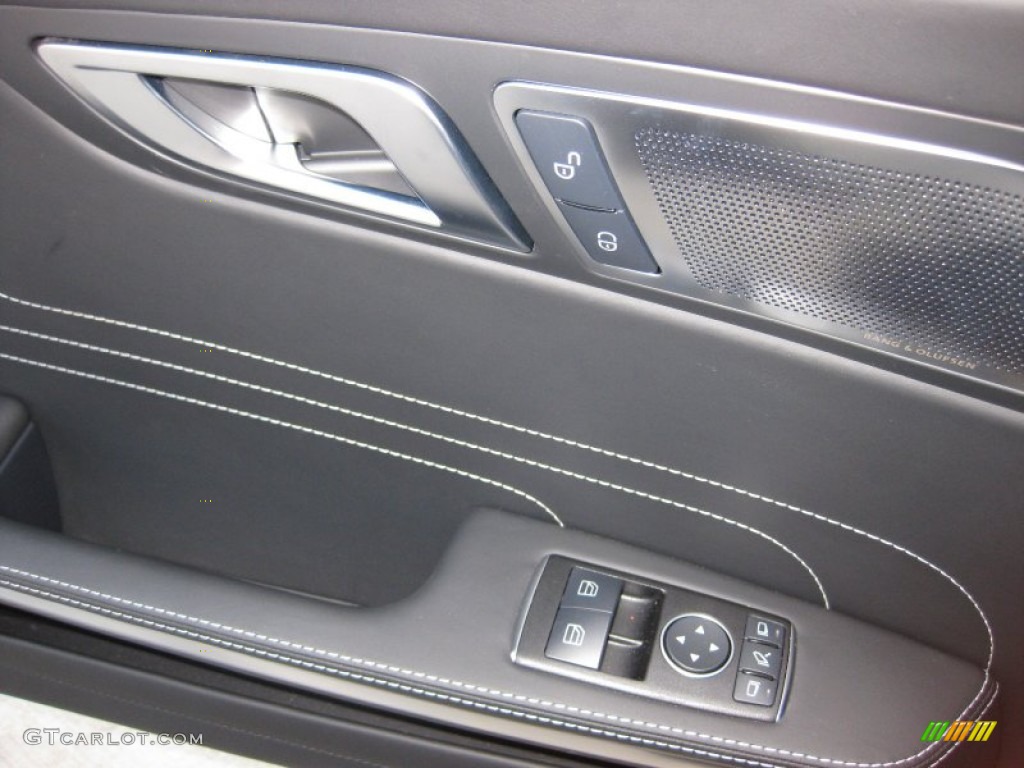 2012 Mercedes-Benz SLS AMG Roadster designo Black Door Panel Photo #56663397