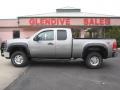 2008 Steel Gray Metallic GMC Sierra 2500HD SLE Extended Cab 4x4  photo #3