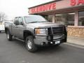 2008 Steel Gray Metallic GMC Sierra 2500HD SLE Extended Cab 4x4  photo #4