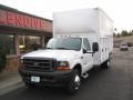 Oxford White 2001 Ford F550 Super Duty XL Regular Cab Moving Truck
