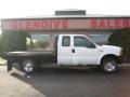 2007 Oxford White Clearcoat Ford F250 Super Duty XL SuperCab 4x4 Stake Truck  photo #3