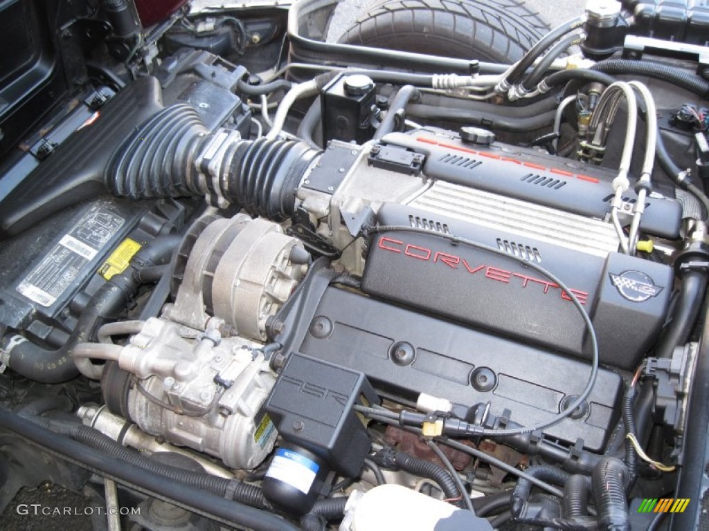 1994 Chevrolet Corvette Coupe 5.7 Liter OHV 16-Valve LT1 V8 Engine Photo #56664424