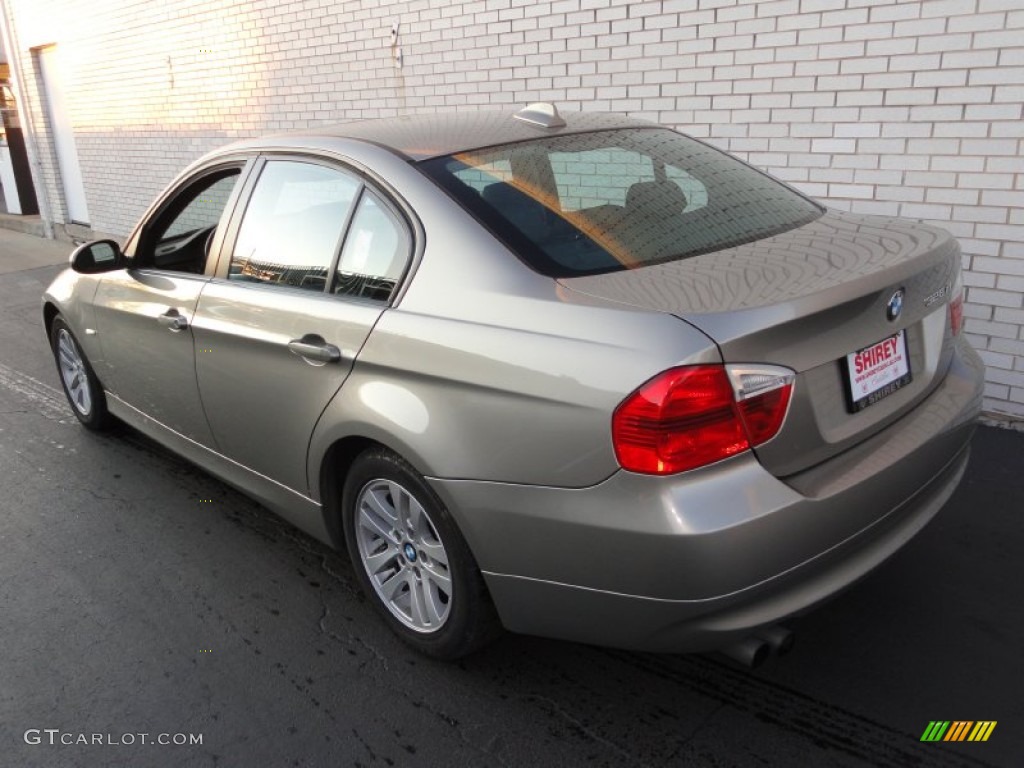 2007 3 Series 328xi Sedan - Platinum Bronze Metallic / Black photo #5