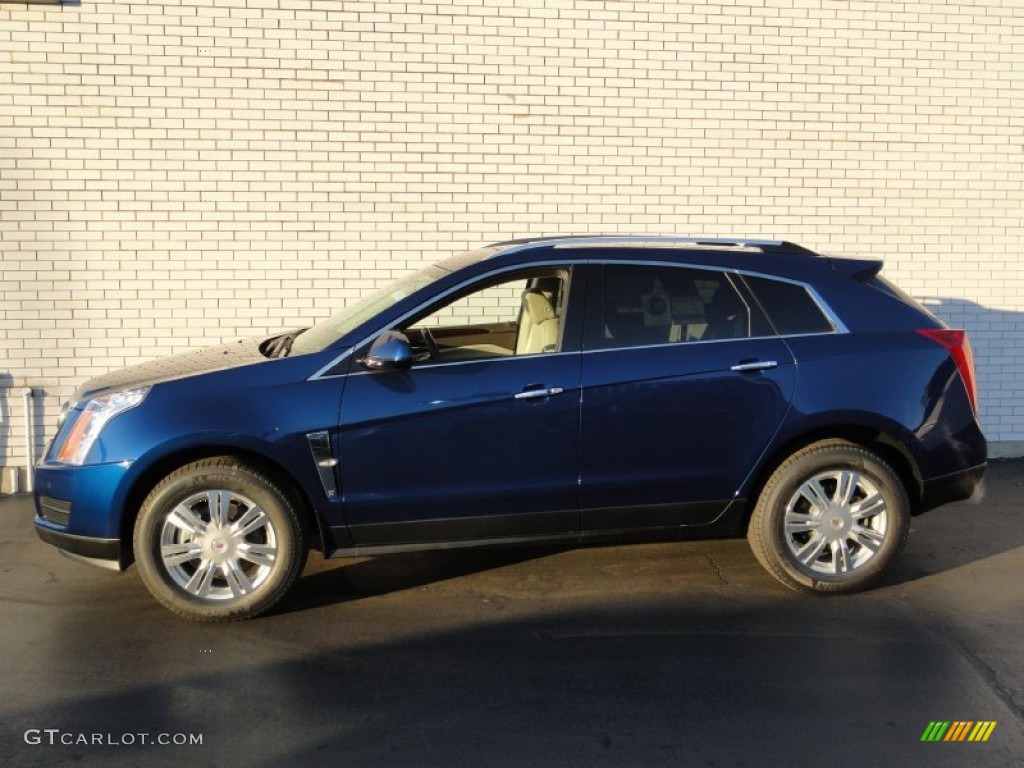 Xenon Blue Metallic 2012 Cadillac SRX Luxury AWD Exterior Photo #56664669