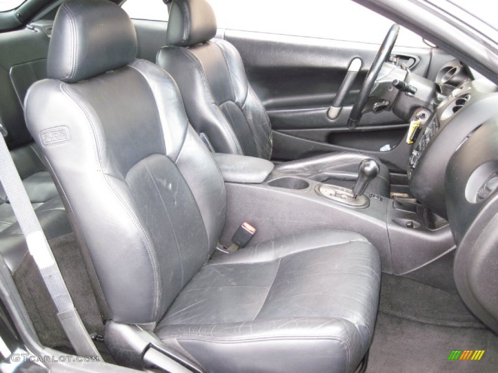 Black Interior 2002 Mitsubishi Eclipse GT Coupe Photo #56664684
