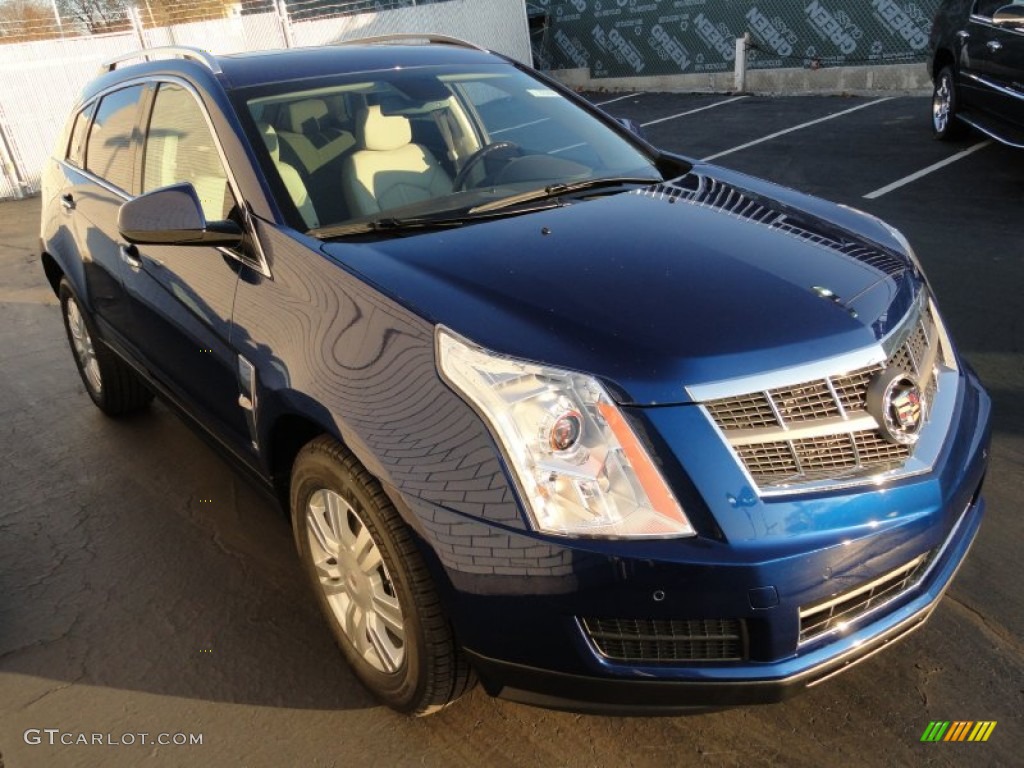 Xenon Blue Metallic 2012 Cadillac SRX Luxury AWD Exterior Photo #56664699