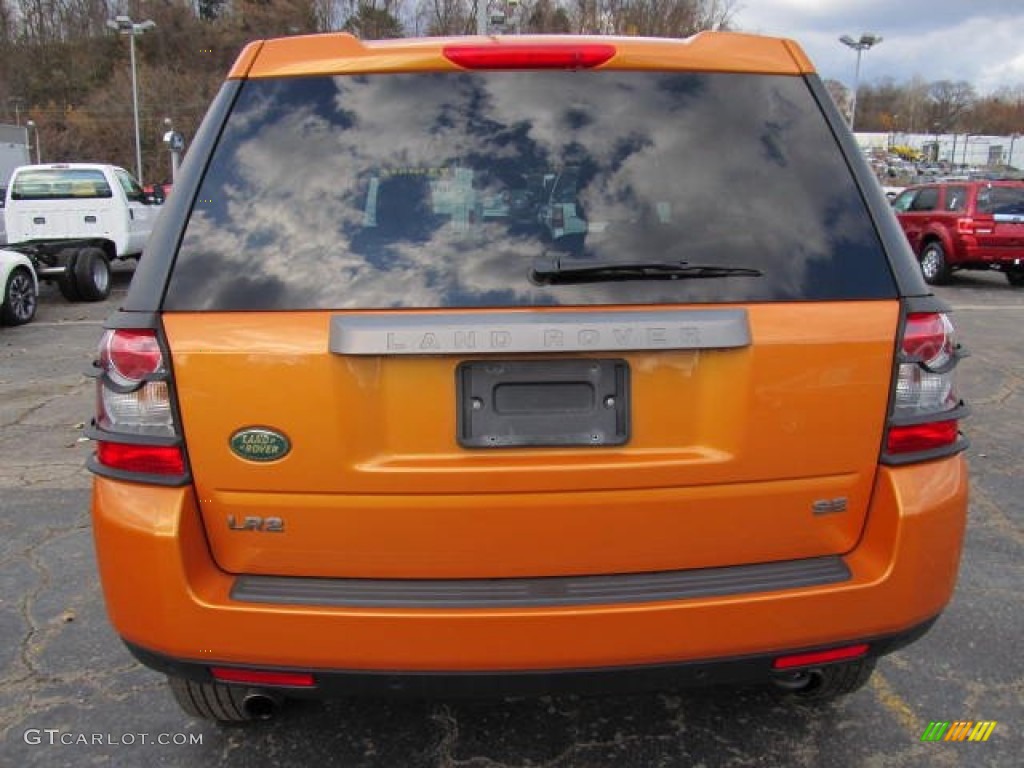 Tambora Flame Orange 2008 Land Rover LR2 SE Exterior Photo #56665179