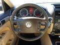 Pure Beige Steering Wheel Photo for 2010 Volkswagen Touareg #56665361