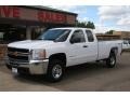 2007 Summit White Chevrolet Silverado 2500HD LT Extended Cab 4x4  photo #2