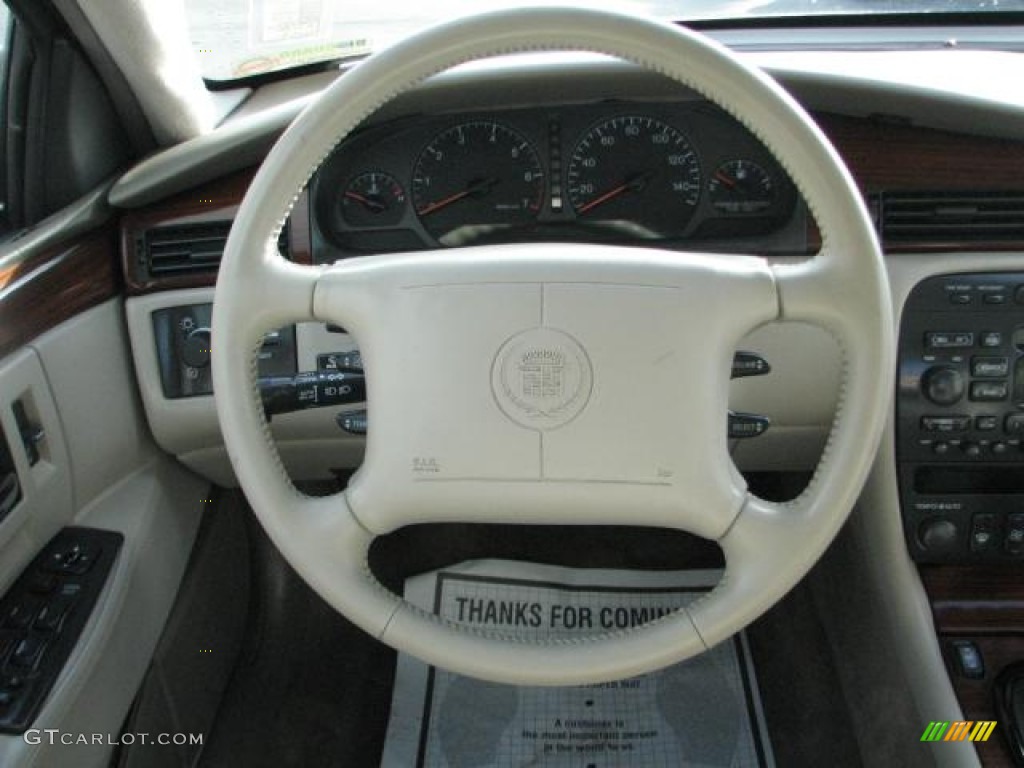 1997 Cadillac Seville STS Neutral Shale Steering Wheel Photo #56668050
