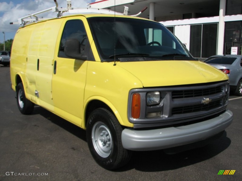 Fleet Yellow Chevrolet Chevy Van