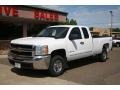 2007 Summit White Chevrolet Silverado 2500HD LT Extended Cab 4x4  photo #1