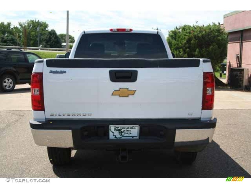 2007 Silverado 2500HD LT Extended Cab 4x4 - Summit White / Ebony photo #9