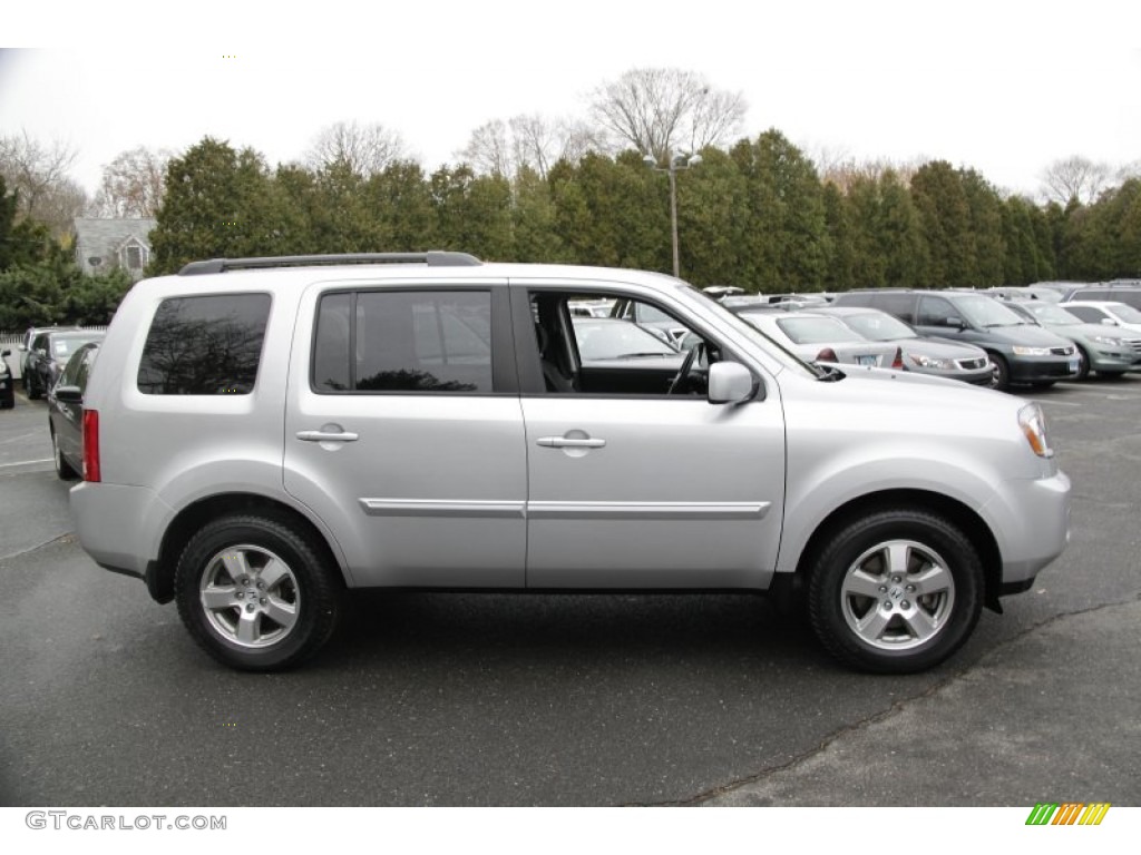 Alabaster Silver Metallic 2011 Honda Pilot EX 4WD Exterior Photo #56669637