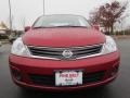 2010 Red Brick Metallic Nissan Versa 1.8 S Sedan  photo #2